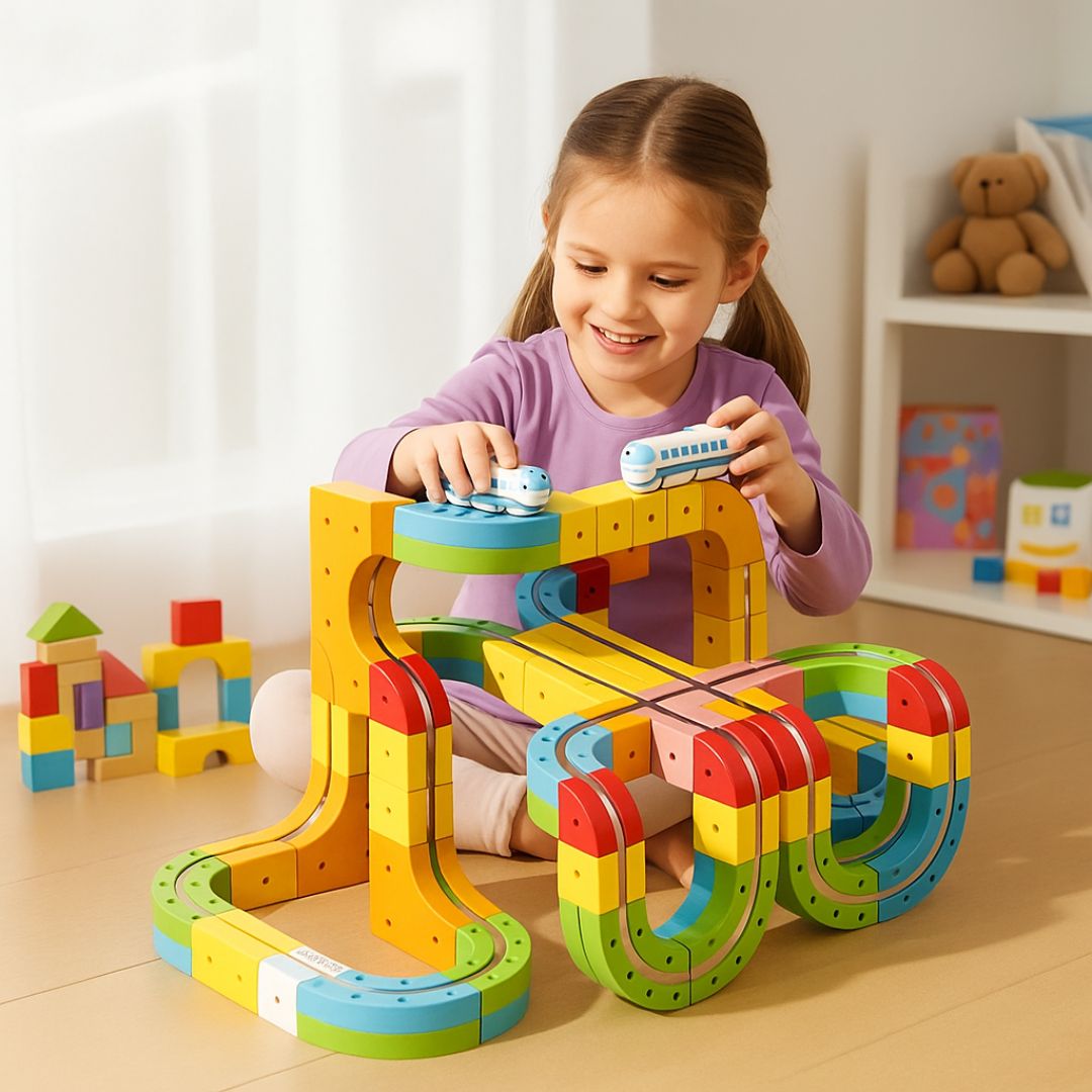 Cube Track™ - Magnetische Schienenbausteine