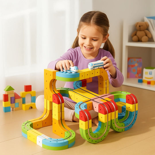 Cube Track™ - Magnetische Schienenbausteine